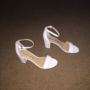Sexy white sandals